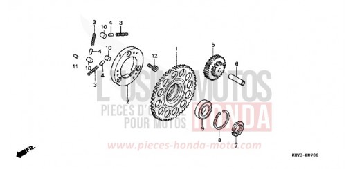 STARTING CLUTCH FES125Y de 2000